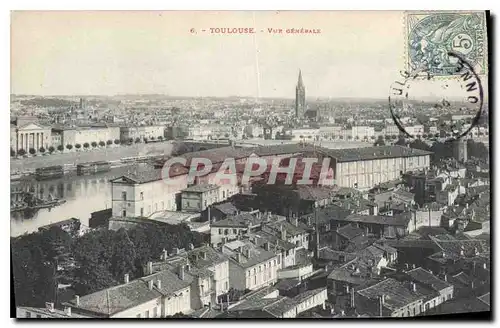 Cartes postales Toulouse Vue generale