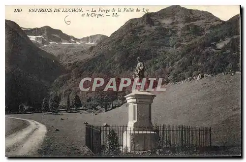 Cartes postales Environs de Luchon Le Vierge de la Vallee du Lys et le Cirque