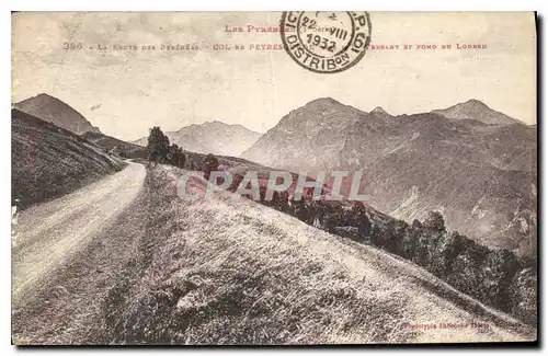 Cartes postales La Route des Pyrenees Col de Peyresoure Versant et fond du Louron