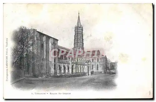 Cartes postales Toulouse Eglise St Sernin