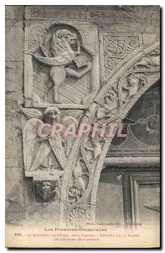 Ansichtskarte AK St Michel de Cuxa pres Prades Details de la porte de l'ancien monastere