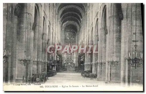 Ansichtskarte AK Toulouse Eglise Sain Sernin