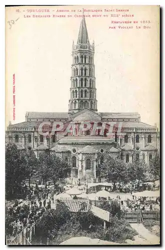 Ansichtskarte AK Toulouse Abside de la Basilique saint Sernin