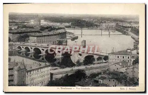 Cartes postales Toulouse Vue Generale