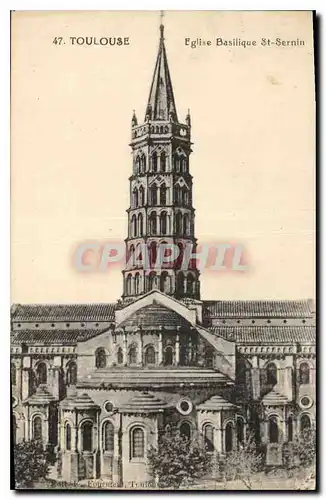 Ansichtskarte AK Toulouse Eglise Basilique St Sernin