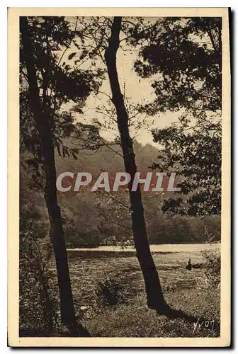 Ansichtskarte AK Beaulieu Correze Paysage printannier sur les bords de la Dordogne