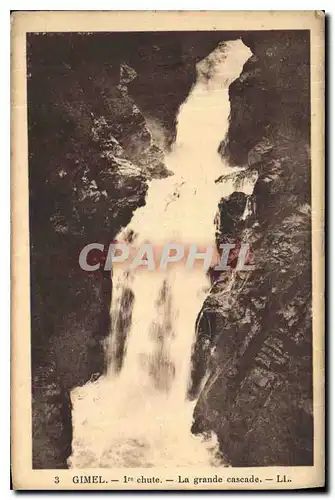 Cartes postales Gimel La Grande cascade
