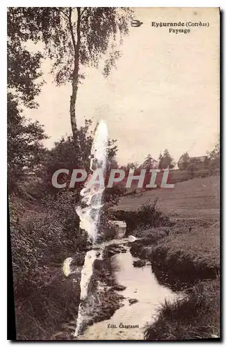 Ansichtskarte AK Eygurande Correze Paysage