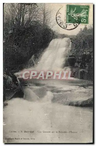 Cartes postales Beynat Une Cascade sur la Ruisseau d'Espont
