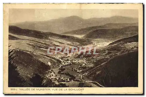 Cartes postales Vallee de Munster Vue de la Schlucht
