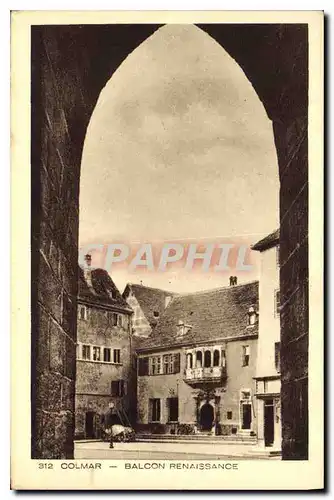 Cartes postales Colmar Balcon Renaissance