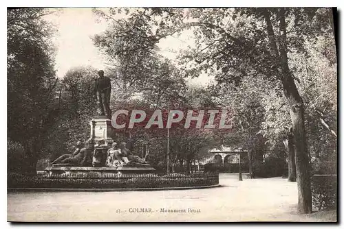 Cartes postales Colmar Monument Bruat