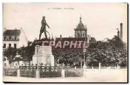 Cartes postales Colmar Place Rapp