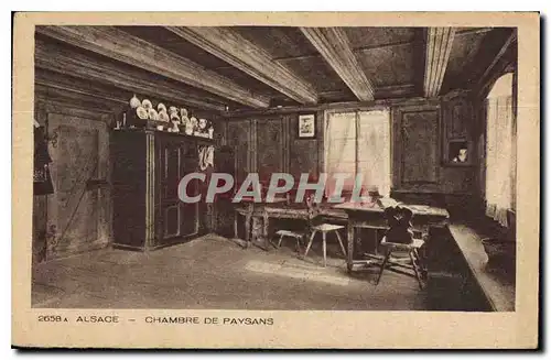 Cartes postales Alsace Chambre de Paysans