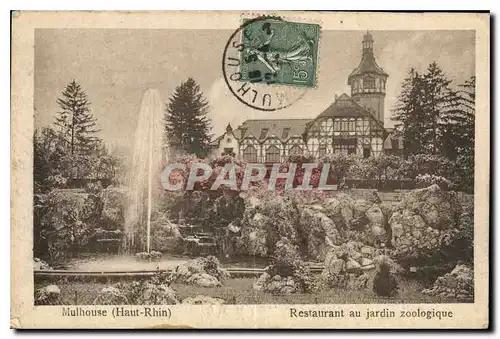 Cartes postales Mulhouse Haut Rhin Rstaurant au jardin zoologique