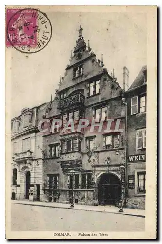 Cartes postales Colmar Maison des Tetes