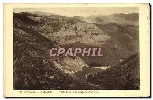 Ansichtskarte AK Ballon D'Alsace Vue sur le Lac D'Alfeld