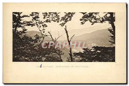 Cartes postales Alsace Panorama De Metzeral