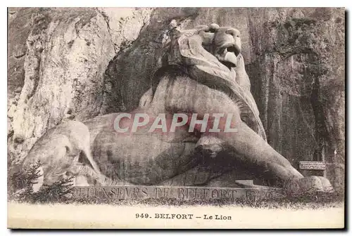 Cartes postales Belfort Le Lion