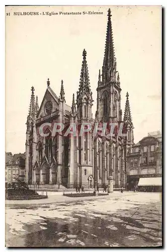 Cartes postales Mulhouse L'Eglise Protestante St Etienne