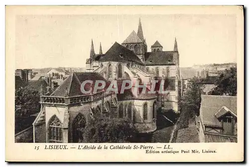 Ansichtskarte AK Lisieux L'Abside de la Cathedrale St Pierre