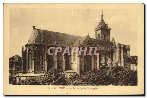 Cartes postales Colmar La Cathedrale St Martin