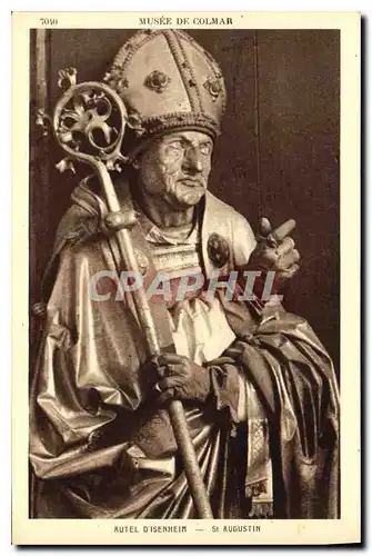Cartes postales Autel D'Isenheim St Augustin