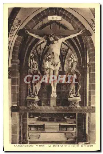 Cartes postales Kaysersberg La Grand Christ l'Eglise paroissiale