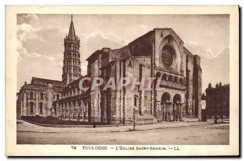 Cartes postales Toulouse l'Eglise Saint Sernin