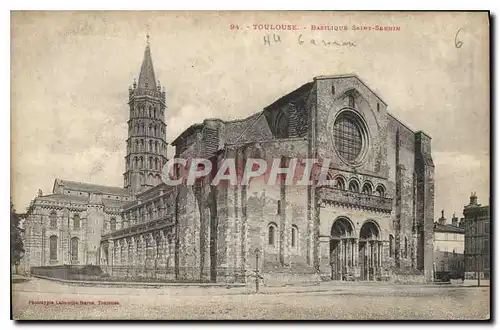 Cartes postales Toulouse Basilique Saint Sernin