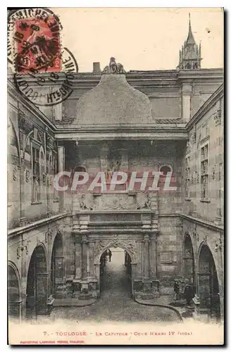 Cartes postales Toulouse La Capitole Cour Henri IV