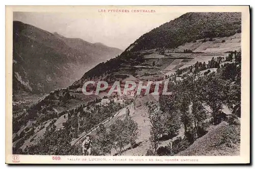 Cartes postales Valle de Luchon Village de Soux La pas Montee D'Artique