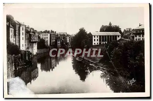 Cartes postales Oloron Sainte Marie Le Gave D'Asfe vu vu Pont en Fer