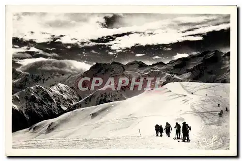 Ansichtskarte AK Superbagneres Vue sur les Monts Maudits