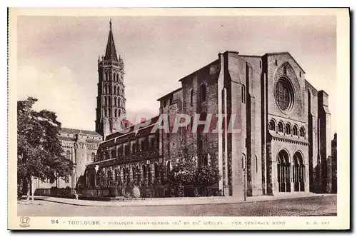 Cartes postales Toulouse Basilique Saint Sernin