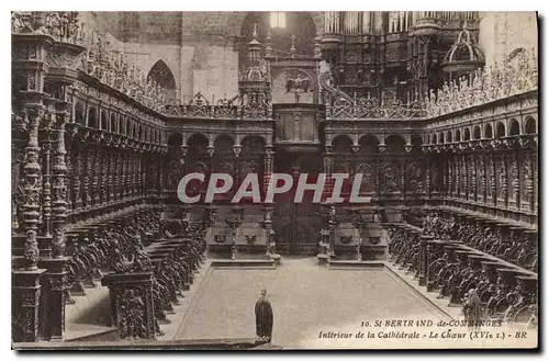 Cartes postales St Bertrand de Comminges Interieur de la Cathedrale Le Choeur