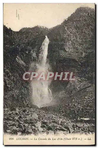 Cartes postales Luchon La Cascade de Lac d'Oo