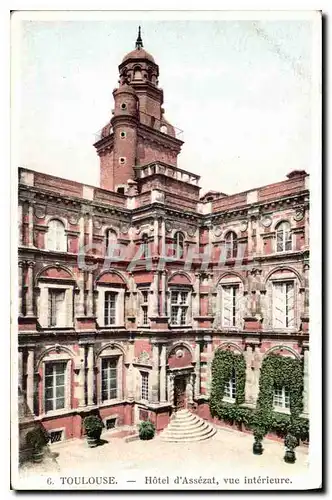 Cartes postales Toulouse Hotel d'Assizat vue interieure