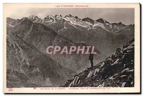 Cartes postales Environs de Luchon Panorama pris de L'Entacade