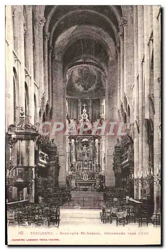 Cartes postales Toulouse Basilique St Sernin Commences Vers 1030