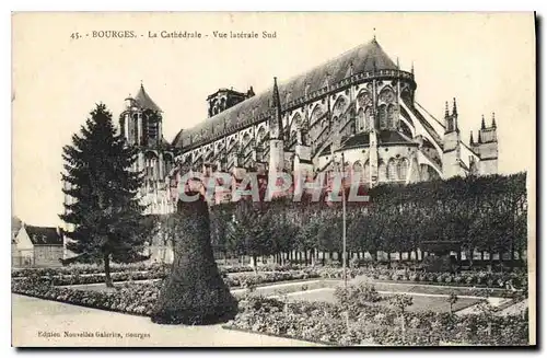 Cartes postales Bourges La Cathedrale Vue laterale Sud