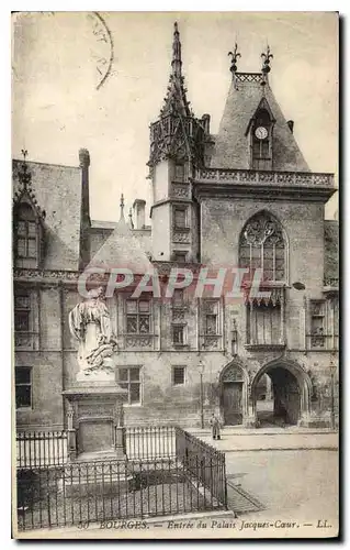 Cartes postales Bourges Entree du Palais Jacques Coeur