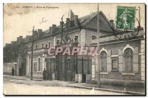 Cartes postales Bourges Ecole de Pyrotechnie