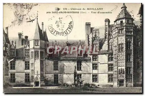 Ansichtskarte AK Chateau de Meillant pres Saint Amand Montrond