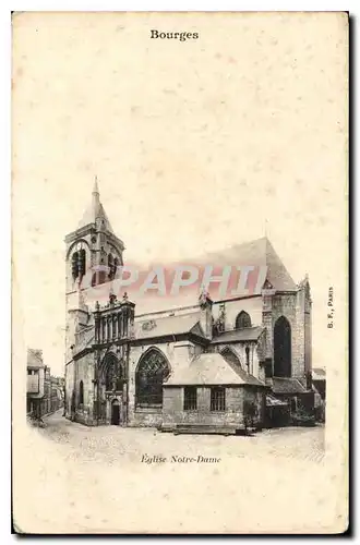 Cartes postales Bourges Eglise Notre Dame