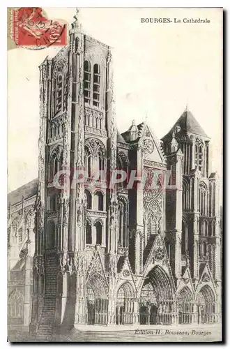 Cartes postales Bourges La Cathedrale