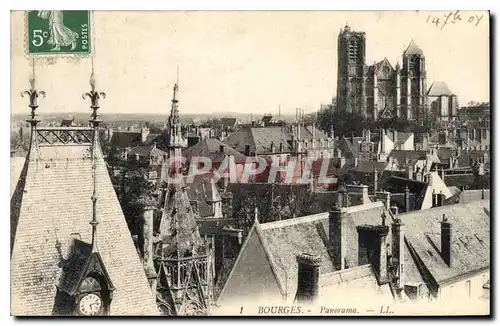 Cartes postales Bourges Panorama