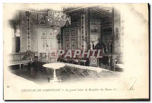 Ansichtskarte AK Chateau de Compiegne Le grand Salon de Reception des Dames