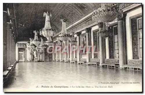 Cartes postales Palais de Compiegne Le Salle des Fetes