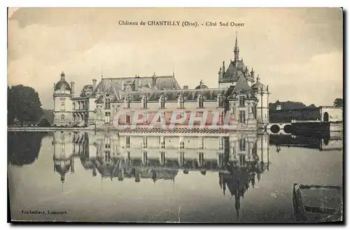 Ansichtskarte AK Chateau de Chantilly Oise Cote Sud Ouest